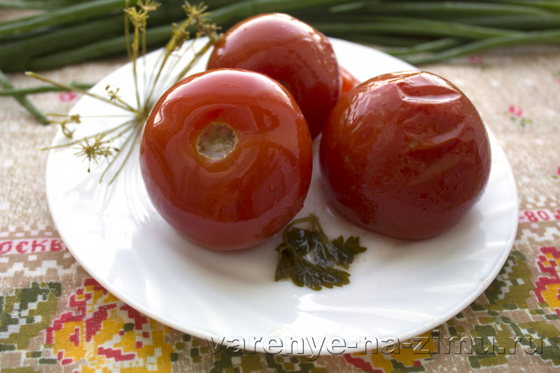 Помидоры маринованные на зиму очень вкусные сладкие в литровых банках без стерилизации