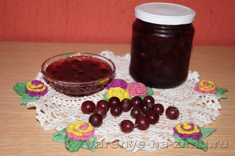 Варенье из крыжовника пятиминутка на зиму