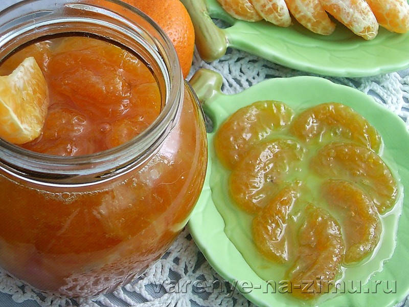 Варенье из мандаринов дольками