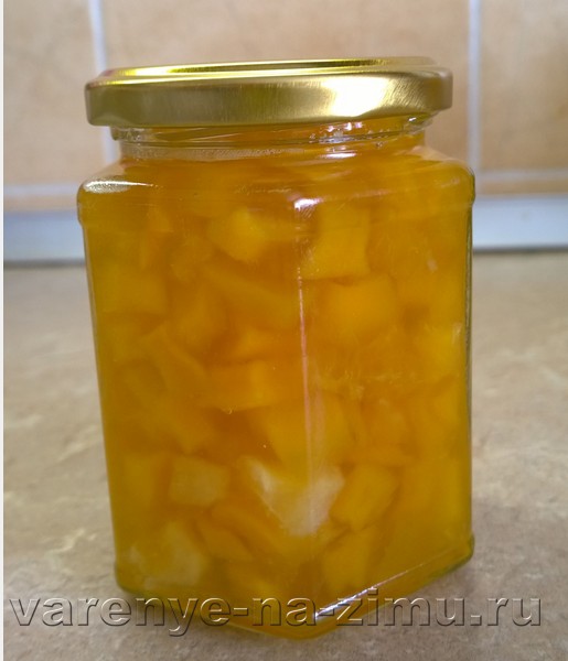 Варенье из тыквы с апельсином и лимоном