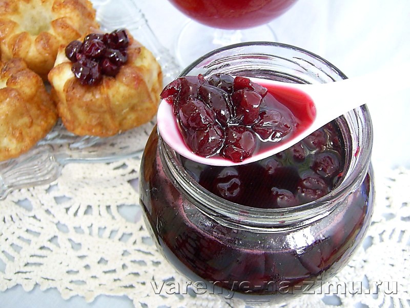 Варенье из замороженной вишни без косточек